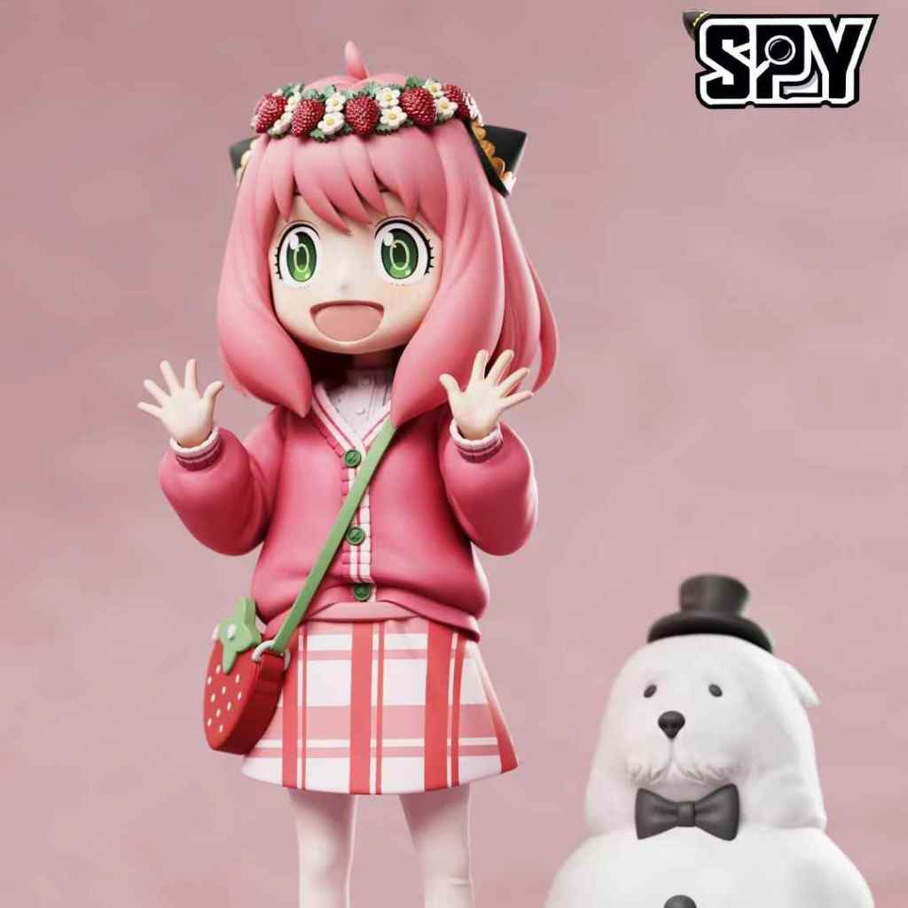 Spy Studio - Strawberry Anya Spy x Family Series 001 Resin Statue GK ...