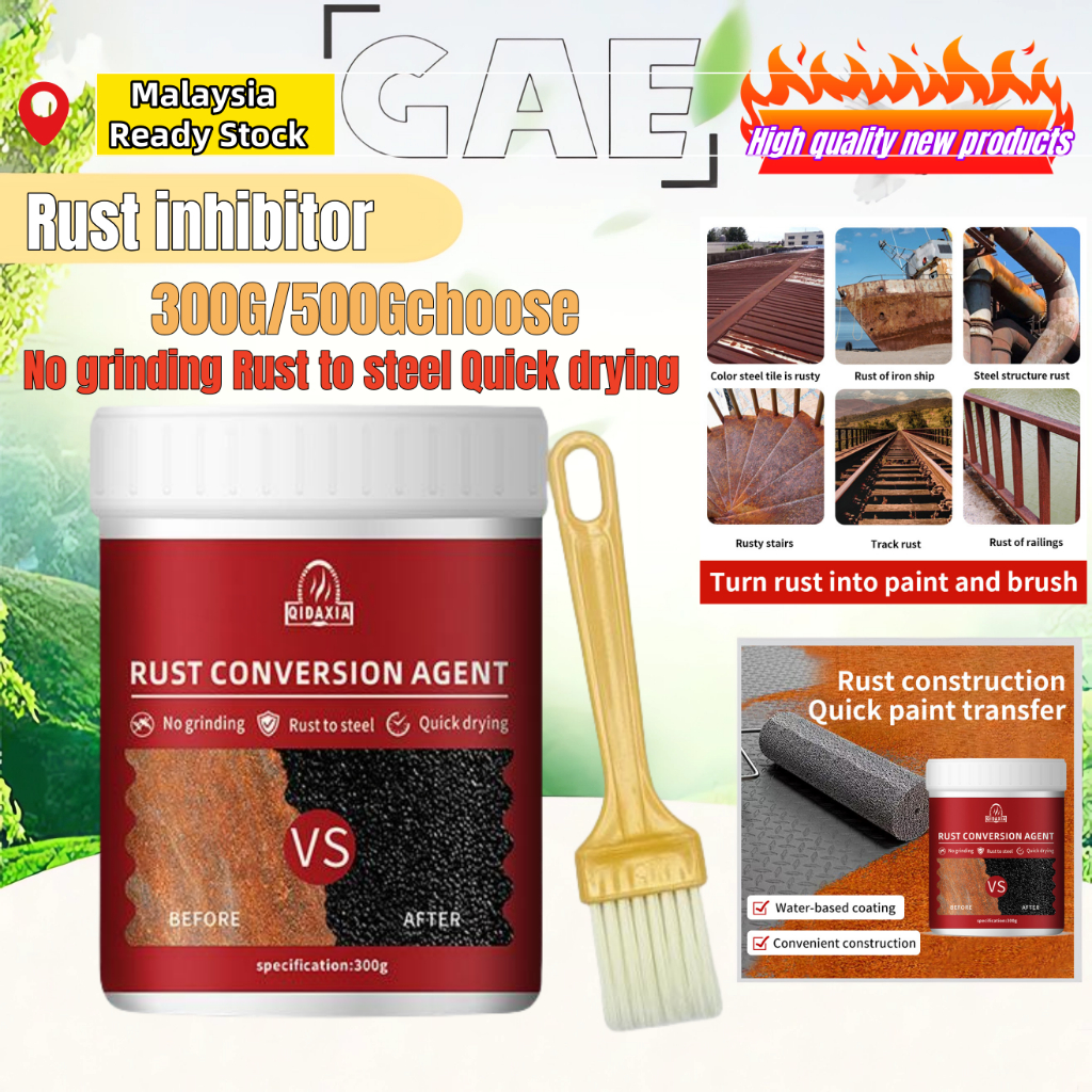 Anti rust paint for metal Rust converter Rust remover Turn rust into ...
