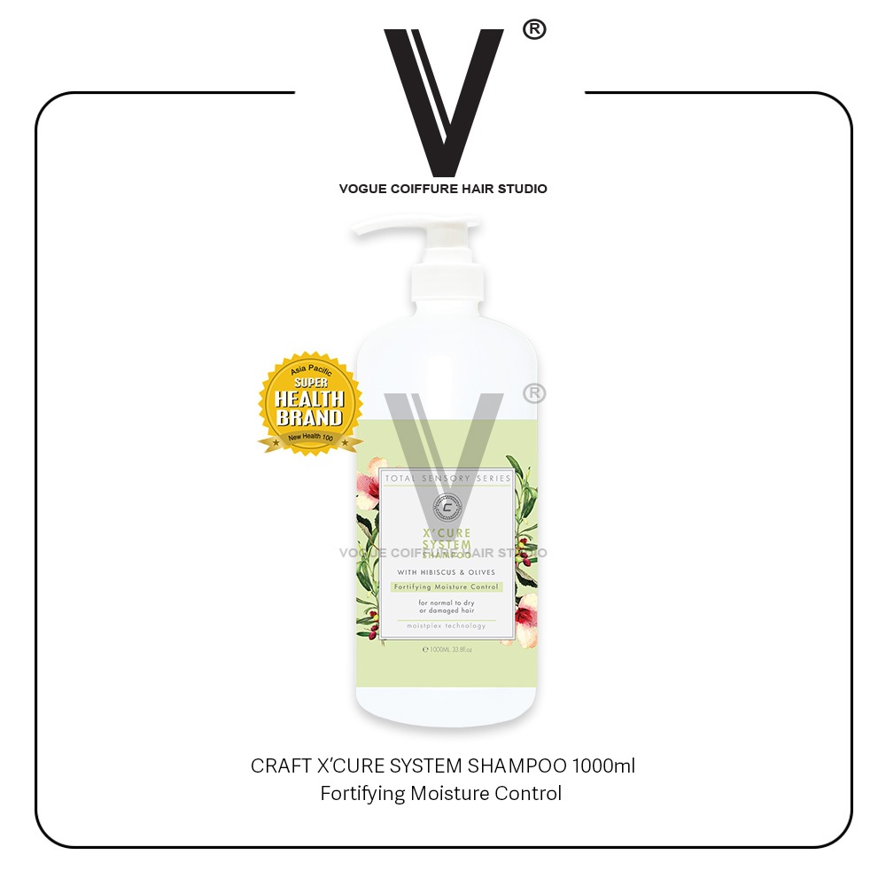 Craft Total Sensory X cure System Shampoo 1000ml ( Fortifying Moisture ...