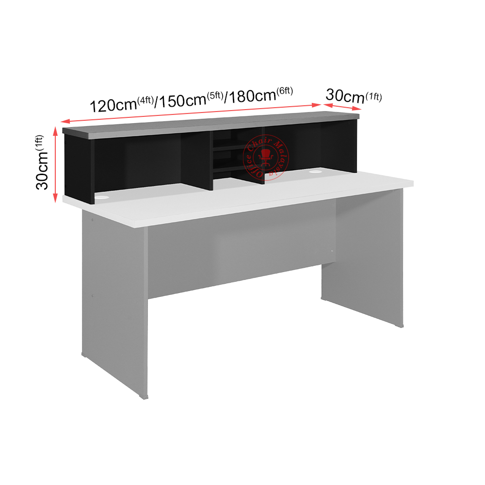 Reception Counter Top / Cashier Counter Top Receptionist Top / Meja ...
