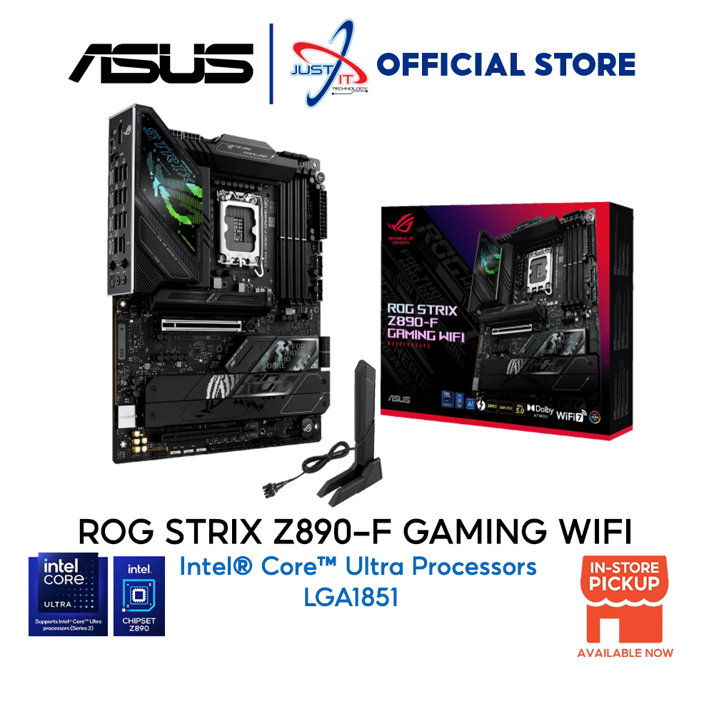 ASUS ROG STRIX Z890-F GAMING WIFI DDR5 / D5 LGA1851 MOTHERBOARD COMBO ...
