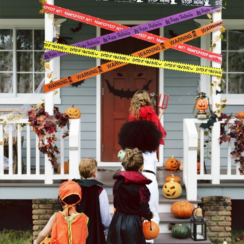 Decorations Cordons Halloween Party's Warning Isolation Tape Caution