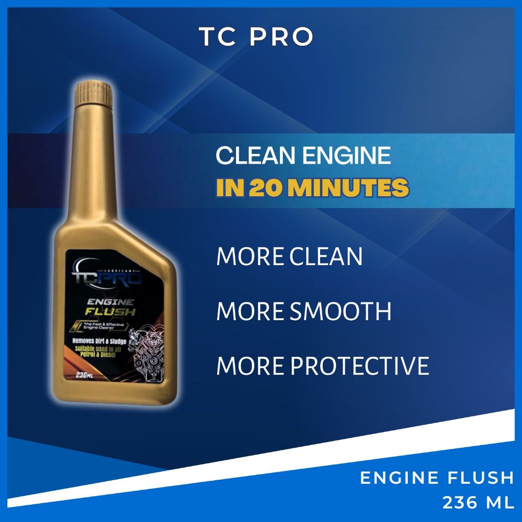 NEW!! TC PRO Engine Flush Oil 发动机清洗剂 Machine Carbon Deposits Flush ...