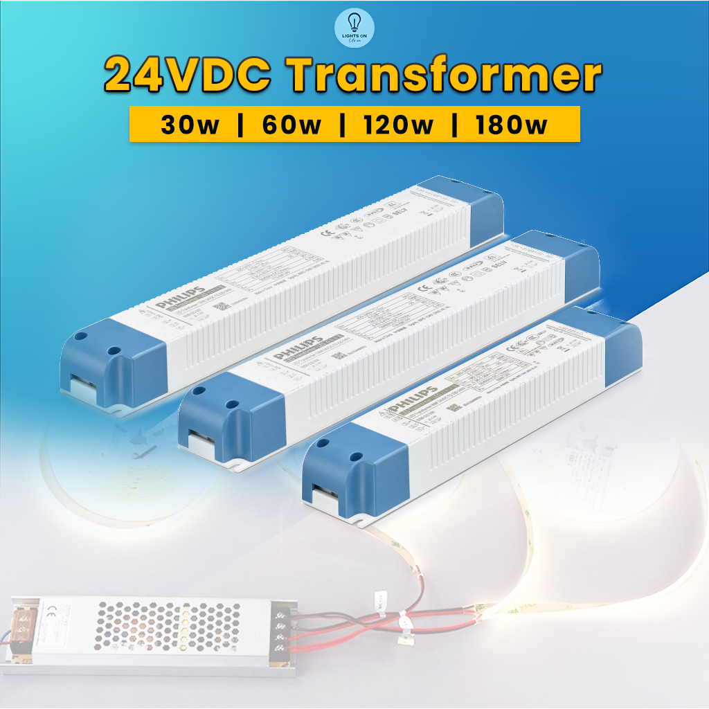 PHILIPS CertaDrive LED Transformers 24Vdc Constant Voltage 24V Led ...