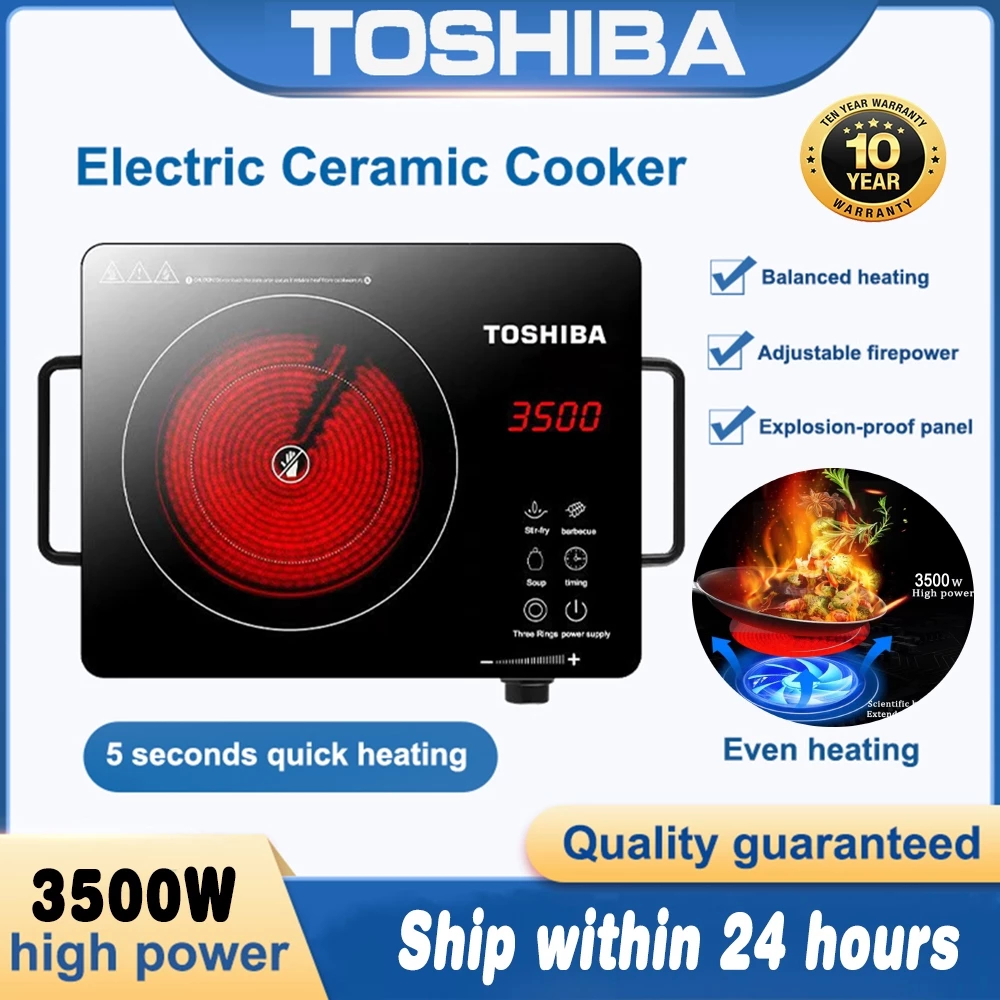 Toshiba Original induction cooker 3500W high power infrared heater