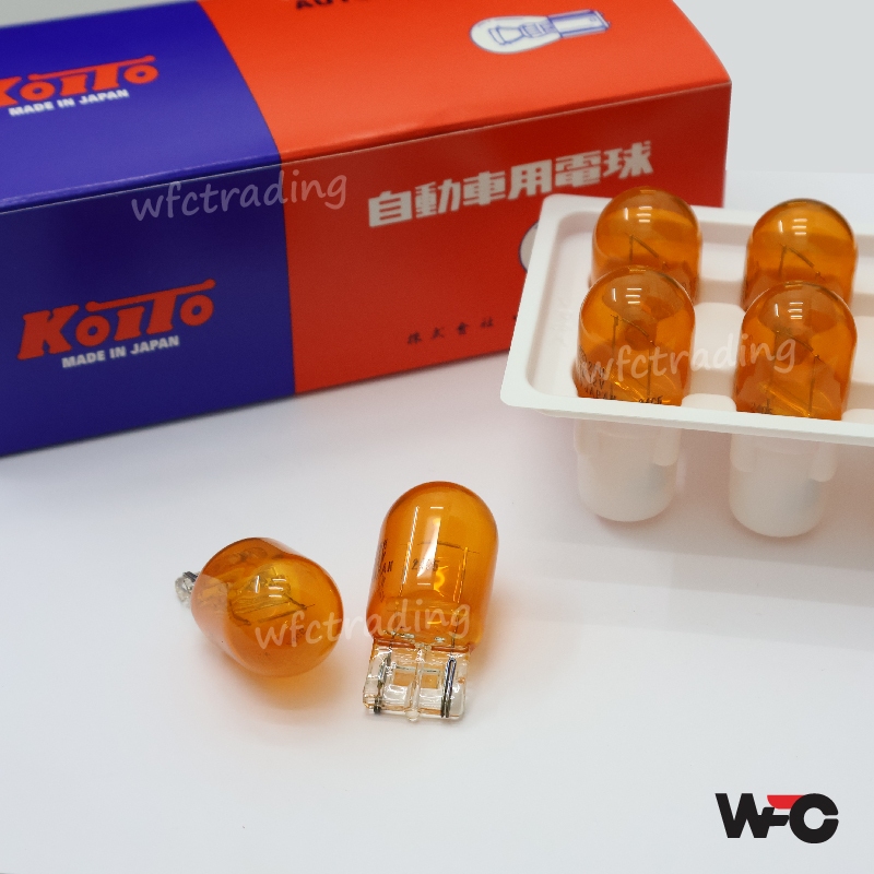 Original Japan Koito Bulb T20 Amber Signal 12V T20 WY21W 7440 1870A ...