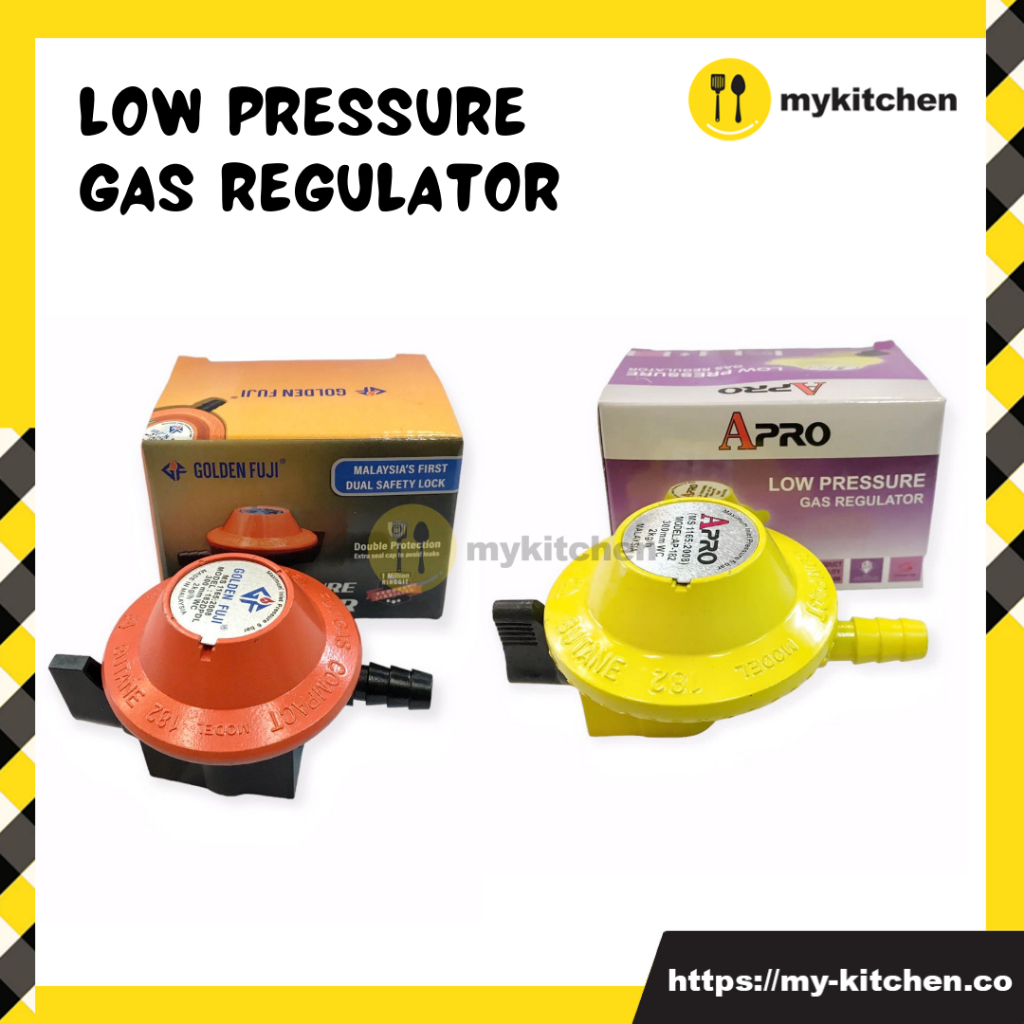 [MY KITCHEN] Low Pressure Gas Regulator Sets Golden Fuji Apro Cooker ...