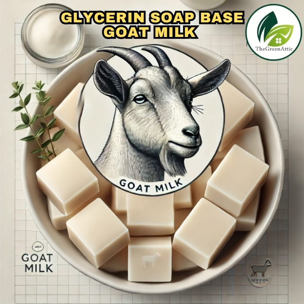 TheGreenAttic Natural Goat Milk Soap Base Goat Milk Glycerin Soap Base ...