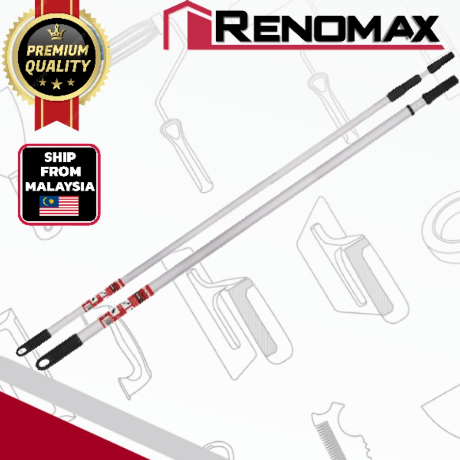 Renomax Paint Stick Aluminium Adjustable Retractable Extension Pole ...
