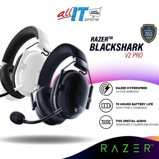 Razer BlackShark V2 Pro / V2 HyperSpeed Wireless Gaming Headset with Razer™ TriForce Titanium 50 mm | THX Spatial Audio