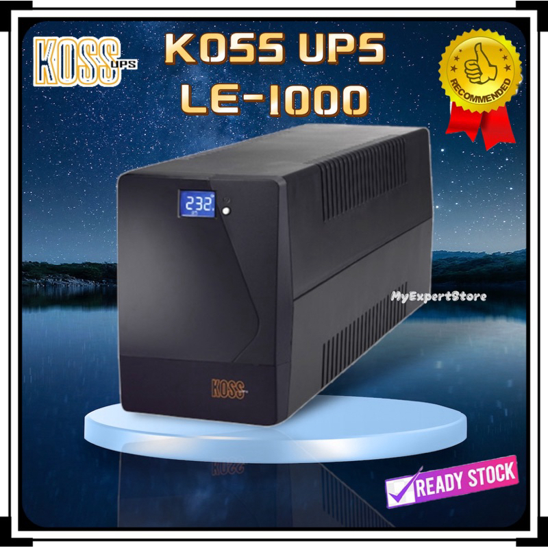 KOSS UPS LENNOX SERIES LE-1000 / 600watt line interactive UPS ( build ...