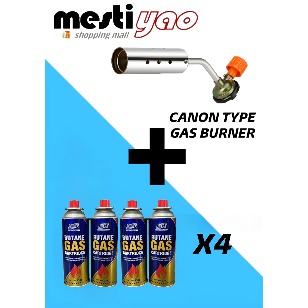 4PCS Gas Butane/Combo Gas Butane Set/Flame Gun Set/Gas Burner Set/Set ...