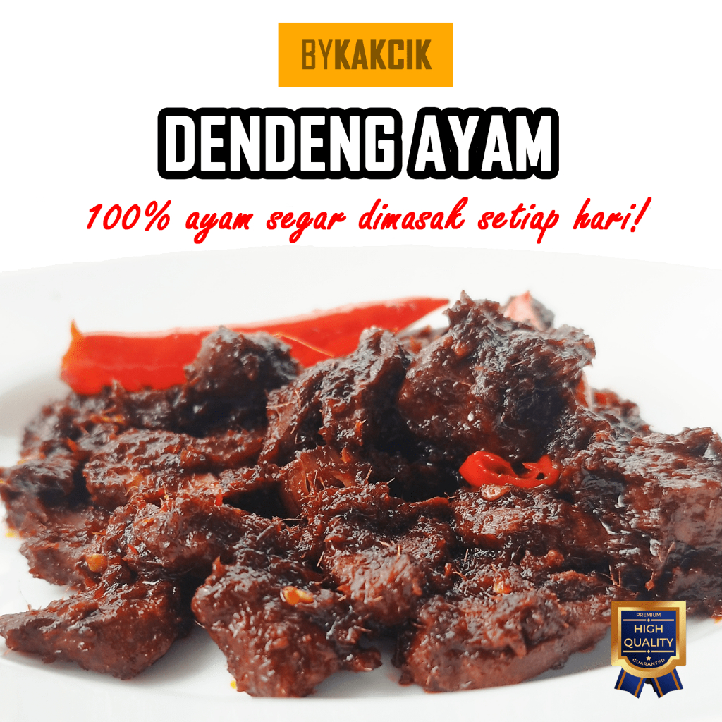 MAKANAN TRAVEL DAN UMRAH DENDENG DAGING AYAM RTE 120G | Shopee Malaysia