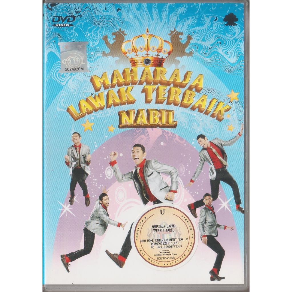 DVD MAHARAJA LAWAK TERBAIK : NABIL AHMAD ( ORIGINAL DVD ) | Shopee Malaysia