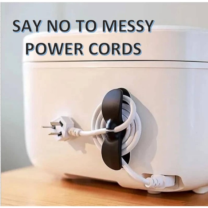 Cable Organizer Plug Cord Holder Kitchen Appliances Cable Organizer ...