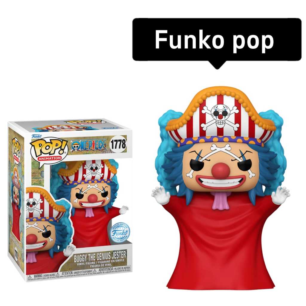 Funko Pop! - One Piece Buggy the Genius Jester (Post Time-Skip) #1778