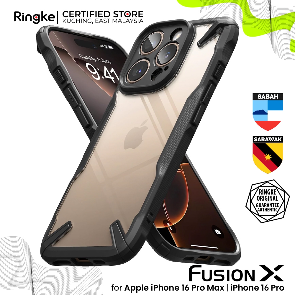 RINGKE® FUSION X Design iPhone 16 Pro Max/ iPhone 16 Pro Hard Back