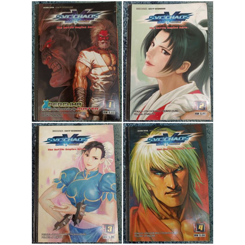 KOF Snk vs Capcom komik Manhua Jilid Besar Original Rare | Shopee Malaysia