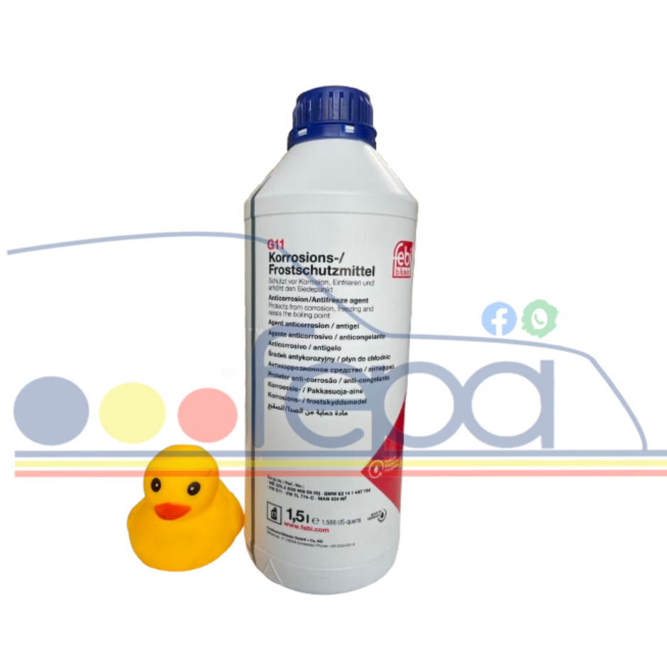 Peugeot Coolant FEBI Germany 1.5L Concentrated Blue Colour | Shopee ...
