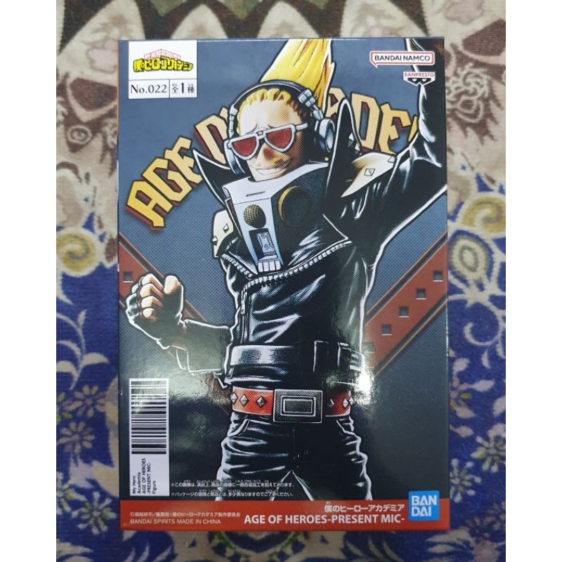 Bandai Banpresto My Hero Academia Age Of Heroes Present Mic | Shopee ...