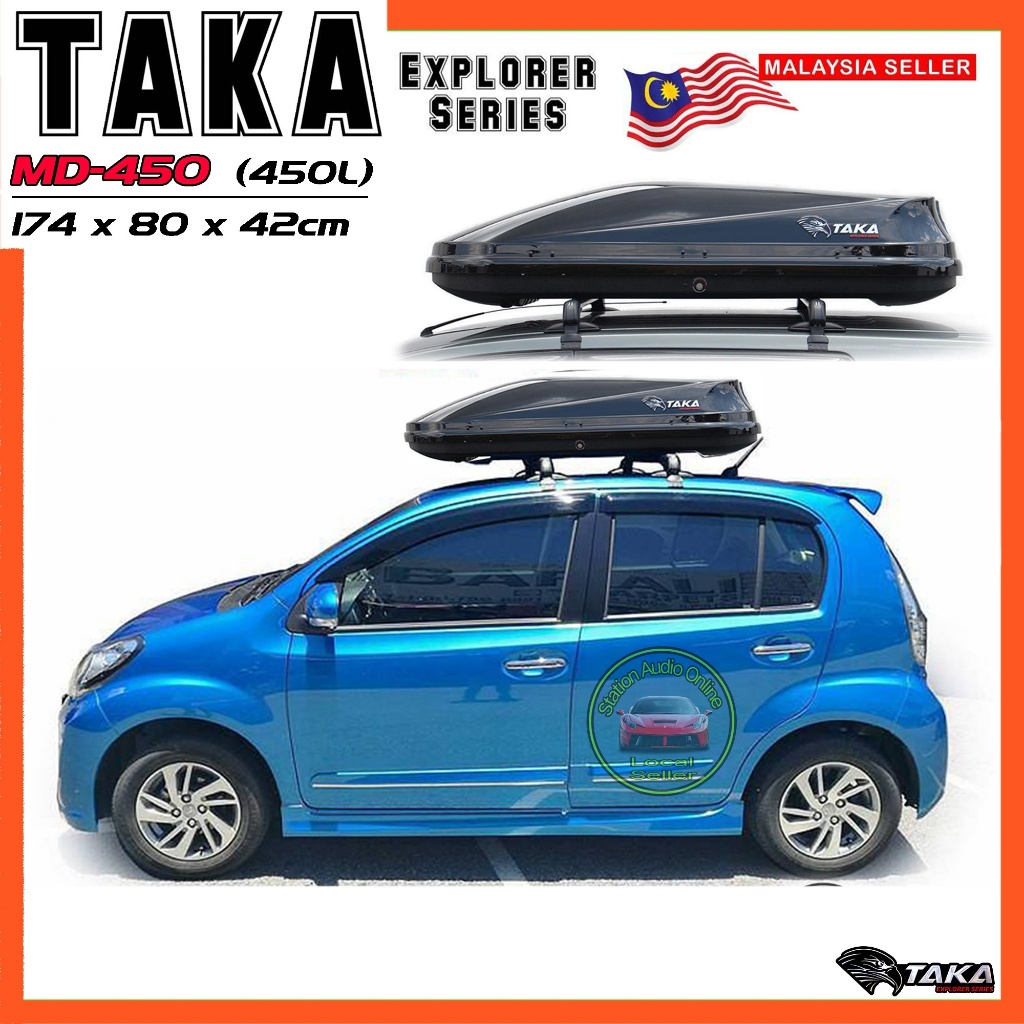 Taka Roof Box Myvi Myvi Roof Rack Taka Roofbox Harga Roof Box Alza - Main Image