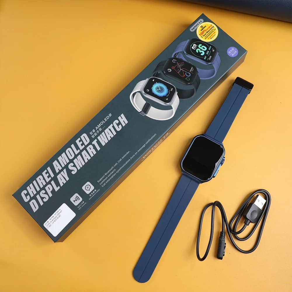 REMAX WATCH 13 CHIREI AMOLED DISPLAY SMARTWATCH | Shopee Malaysia