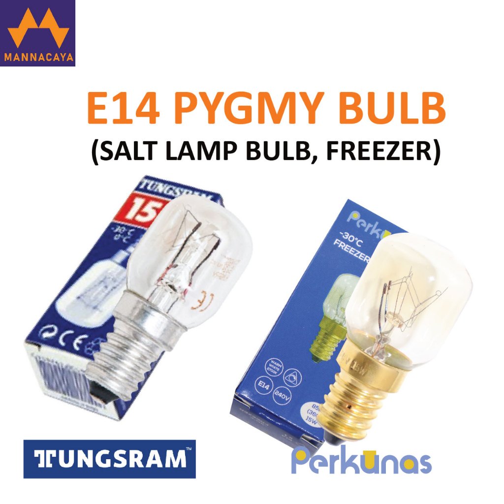 Tungsram Perkunas E14 E27 B22 Pygmy Bulb Salt Lamp Bulb Refrigerator Light Bulb