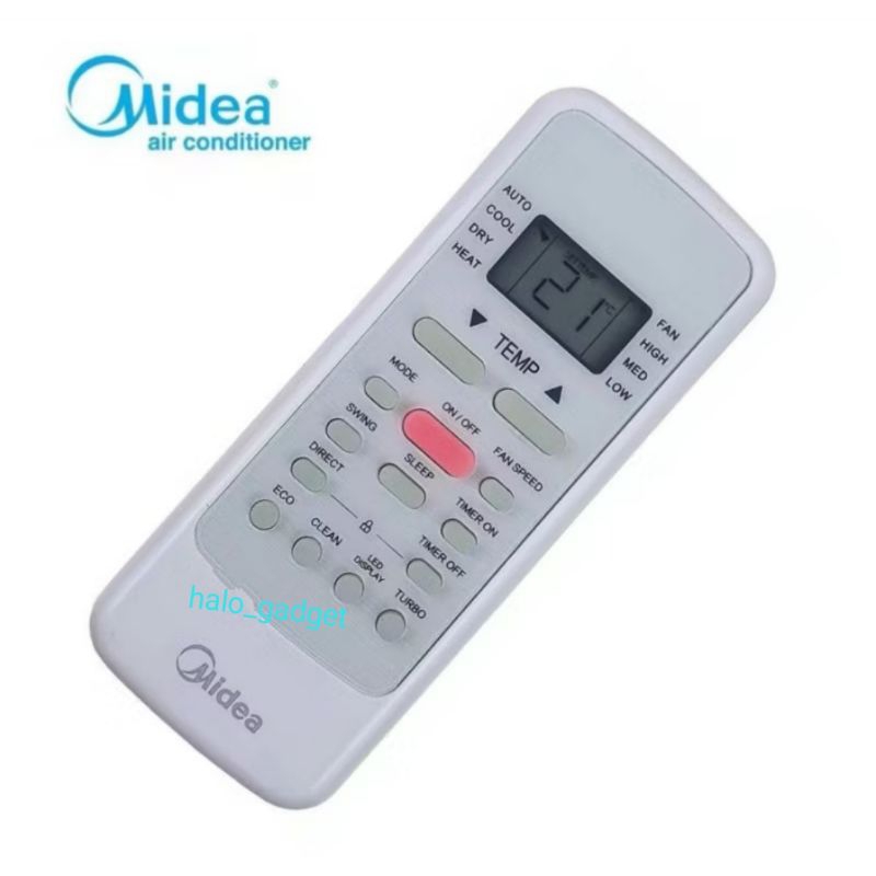 Ori Midea Aircond remote control RG51B Compatible R514/BRB R51D/ER51M ...