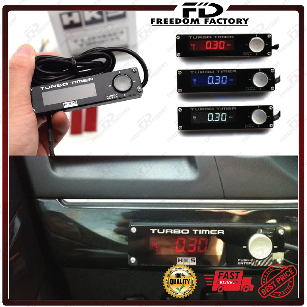 HKS timer turbo timer RED/BLUE/WHITE LED Display type O Japan IC