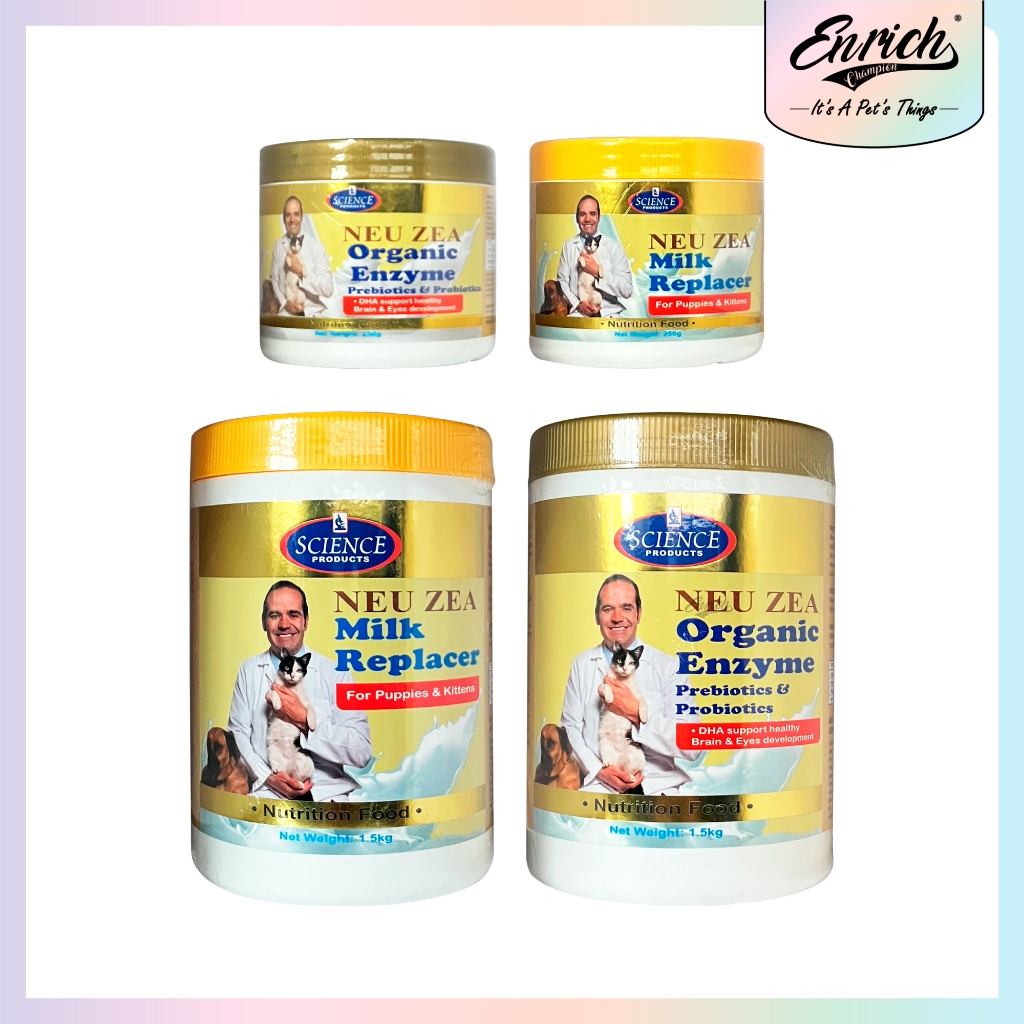 Image showcasing SCIENCE PRODUCT PETS NEU ZEA Milk Replacer / Enzyme -Pre & Probiotic ...