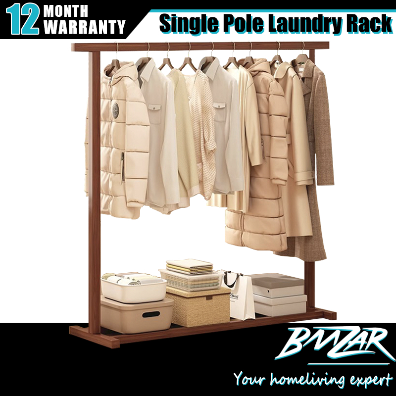 𝐁𝐌𝐙𝐀𝐑 𝙄𝙣 𝙎𝙩𝙤𝙘𝙠 Clothes Rack Rak Baju Hanger Storage Coat Rack Mantel ...