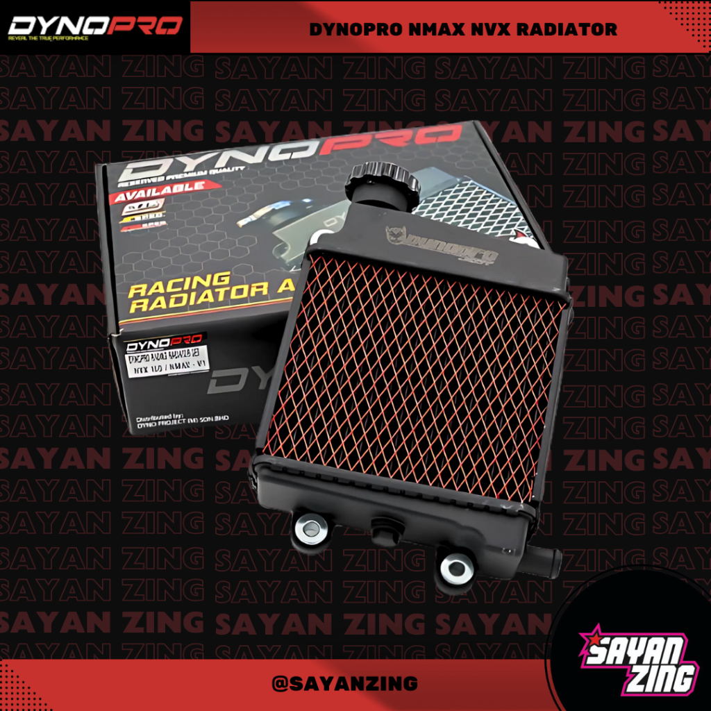 DYNOPRO NMAX NVX V1 V2 RADIATOR | Shopee Malaysia