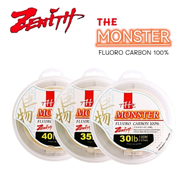 ZENITH THE MONSTER 100% FLUOROCARBON LEADER (100METER) | Shopee Malaysia