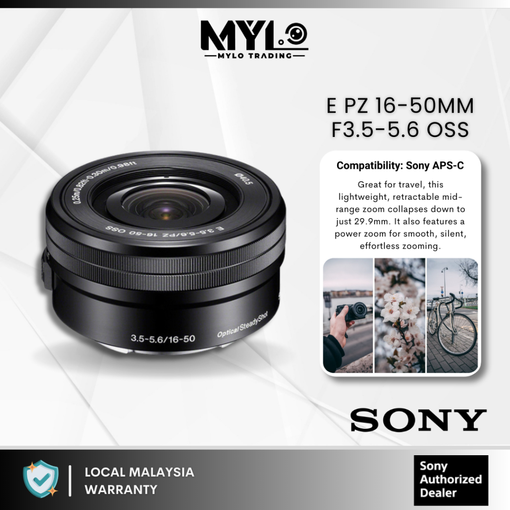 【新品】ソニー E PZ 16-50mm 3.5-5.6 OSS ブラック E PZ 16-50mm F3.5-5.6 OSS Sony E PZ 16-50mm f-3.5-5.6