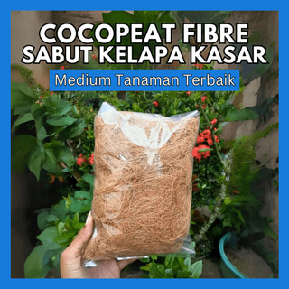 Cocopeat Fibre (6 L) Sabut Kelapa Kasar Pure Organic Coconut Husk Fibre ...