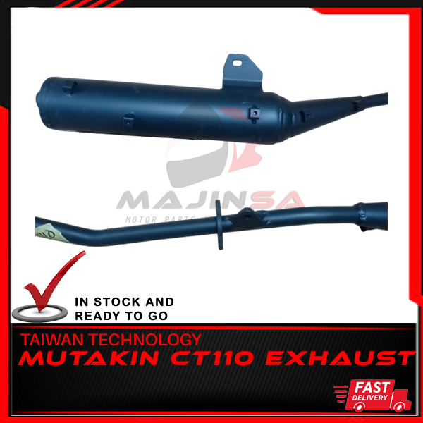 EXHAUST HONDA CT110 STANDARD RACING PIPE HONDA CT110 Motorcycle ...