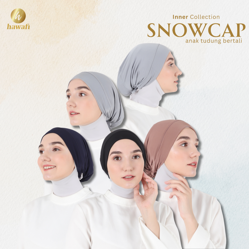 INNER SNOWCAP | INNER TUDUNG TIE BACK | ANAK TUDUNG TALI ADJUSTABLE ...