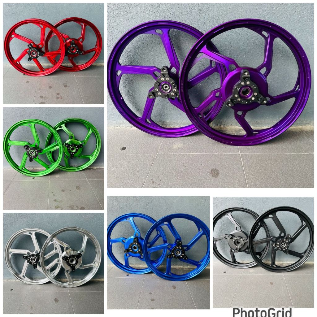 Yamaha NVX V1 V2 SMRT Sport Rim Disc / Drum Forged Rims Size 1.6/1.6*17 ...
