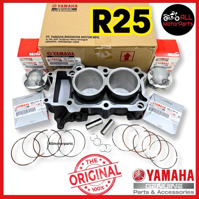 [100% ORI] YAMAHA R25 R255 R25 250 CYLINDER BLOCK SET BLOCK PISTON ...