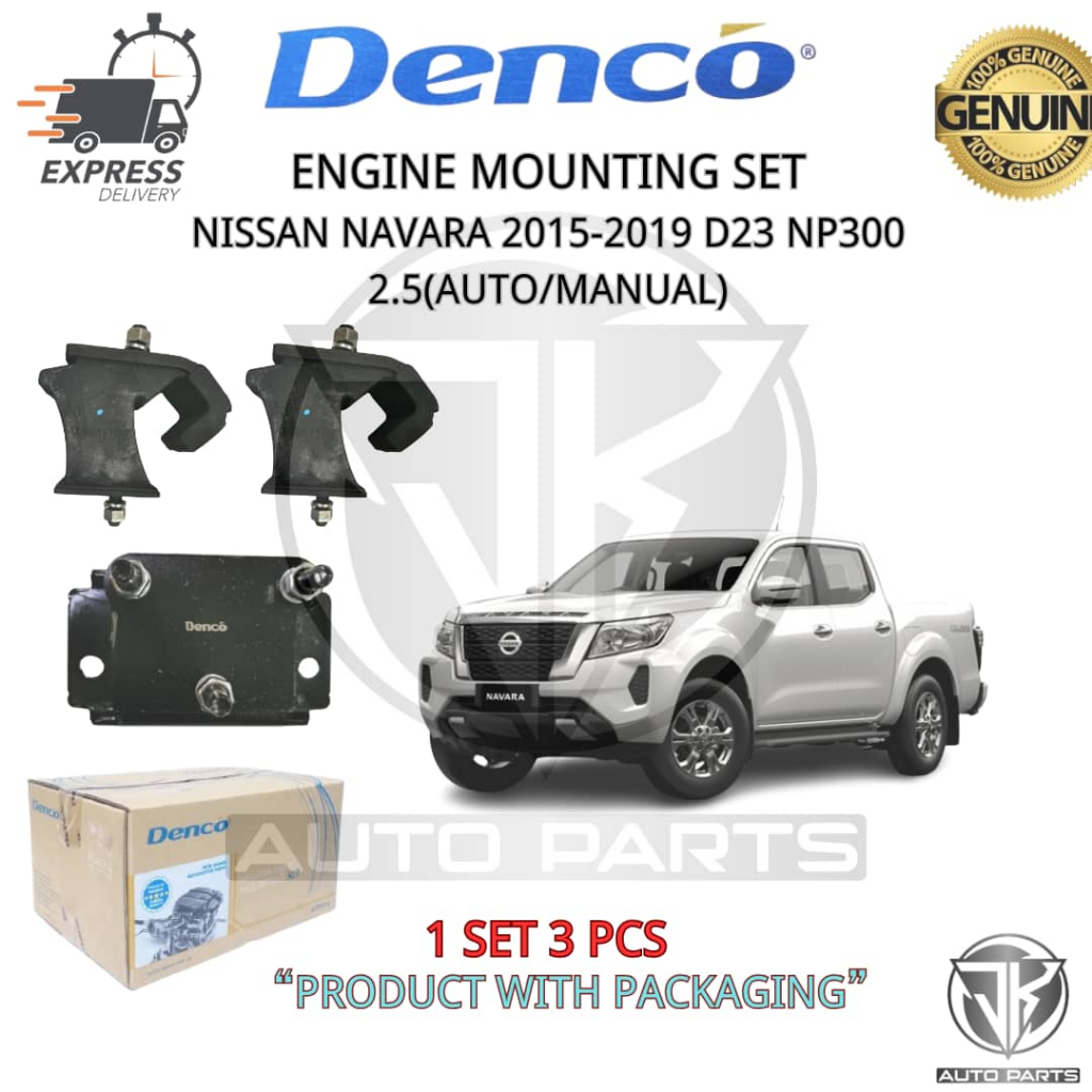 #DENCO#ENGINE MOUNTING SET NISSAN NAVARA 2015-2019 D23 NP300 2.5 (MK ...