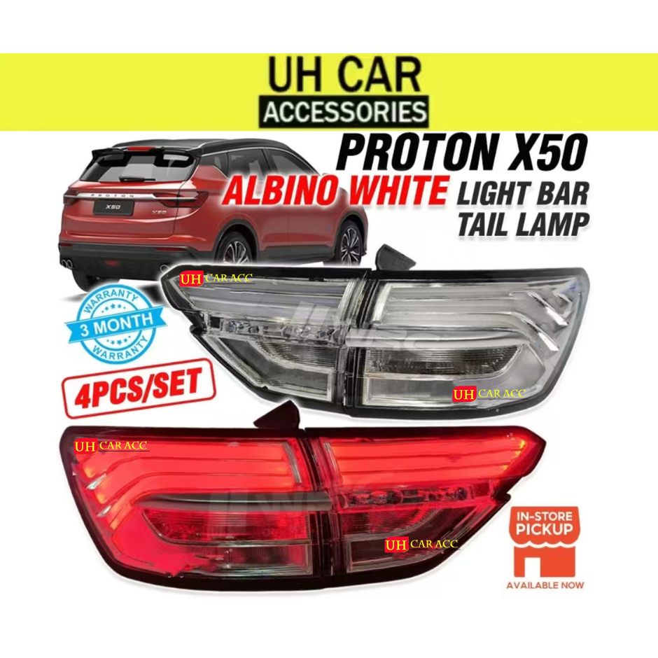 Proton X50 Albino White Light Bar Tail Lamp | Shopee Malaysia