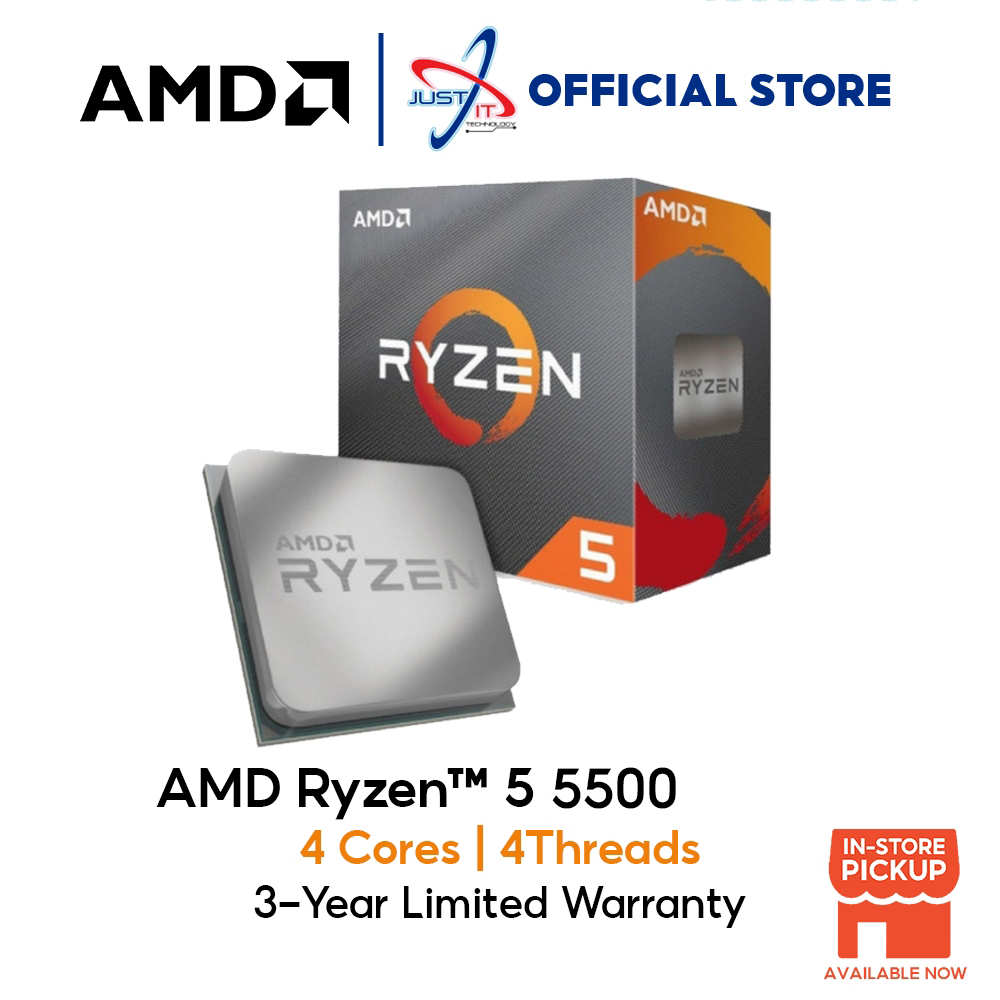 CPU Ryzen 5 5500 Processore AMD Ryzen 5 5500 | 3.6 GHz | 6 Core