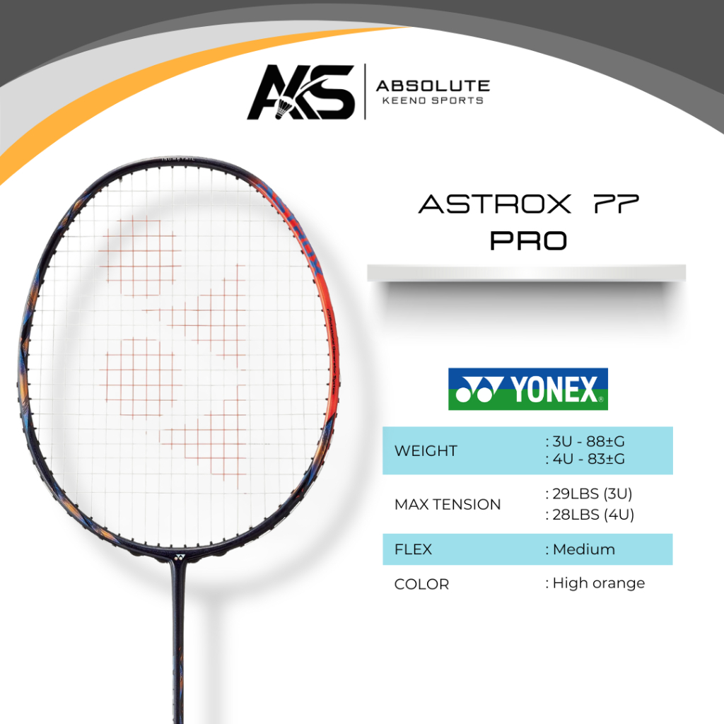 YONEX Astrox 77 PRO Badminton Racket | Shopee Malaysia
