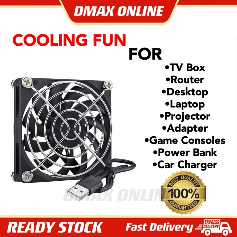 USB MINI COOLING FAN For TV Box / Router / Desktop / Laptop / Modem ...