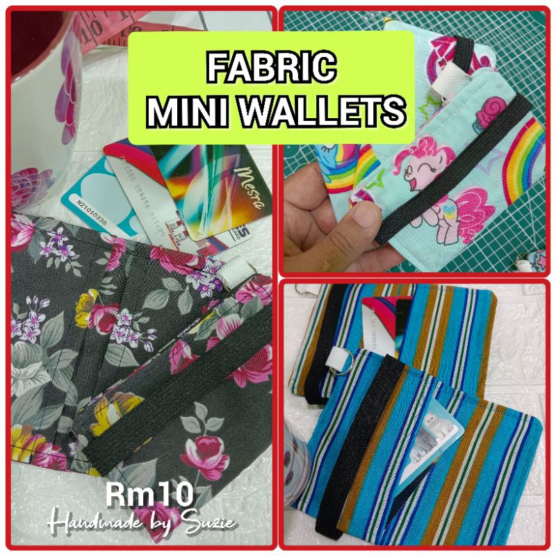 (READY STOCK)HANDMADE FABRIC MINI WALLETS FOR ALL | Shopee Malaysia