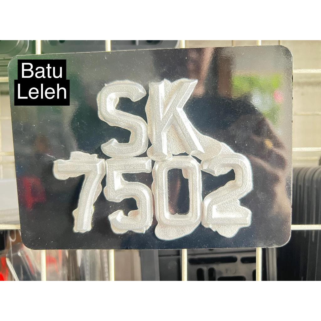 Batu Leleh [PROMOTION] Number Plate MOTOR TIMAH RIBET | Shopee Malaysia