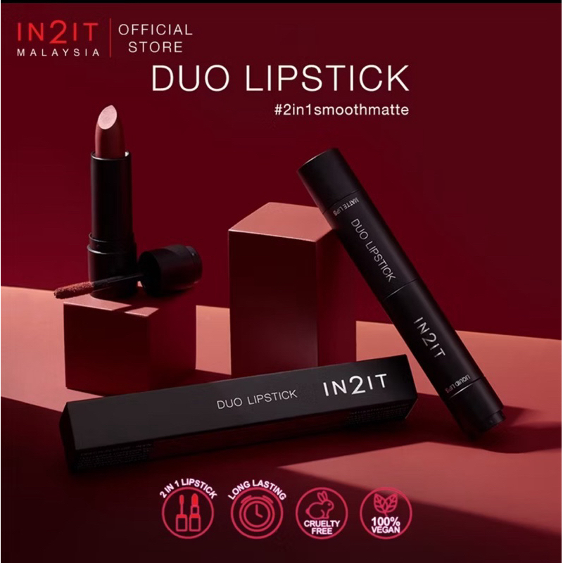 IN2IT DUO LIPSTICK 4.50g DOL( Exp01/26/03/2026) | Shopee Malaysia
