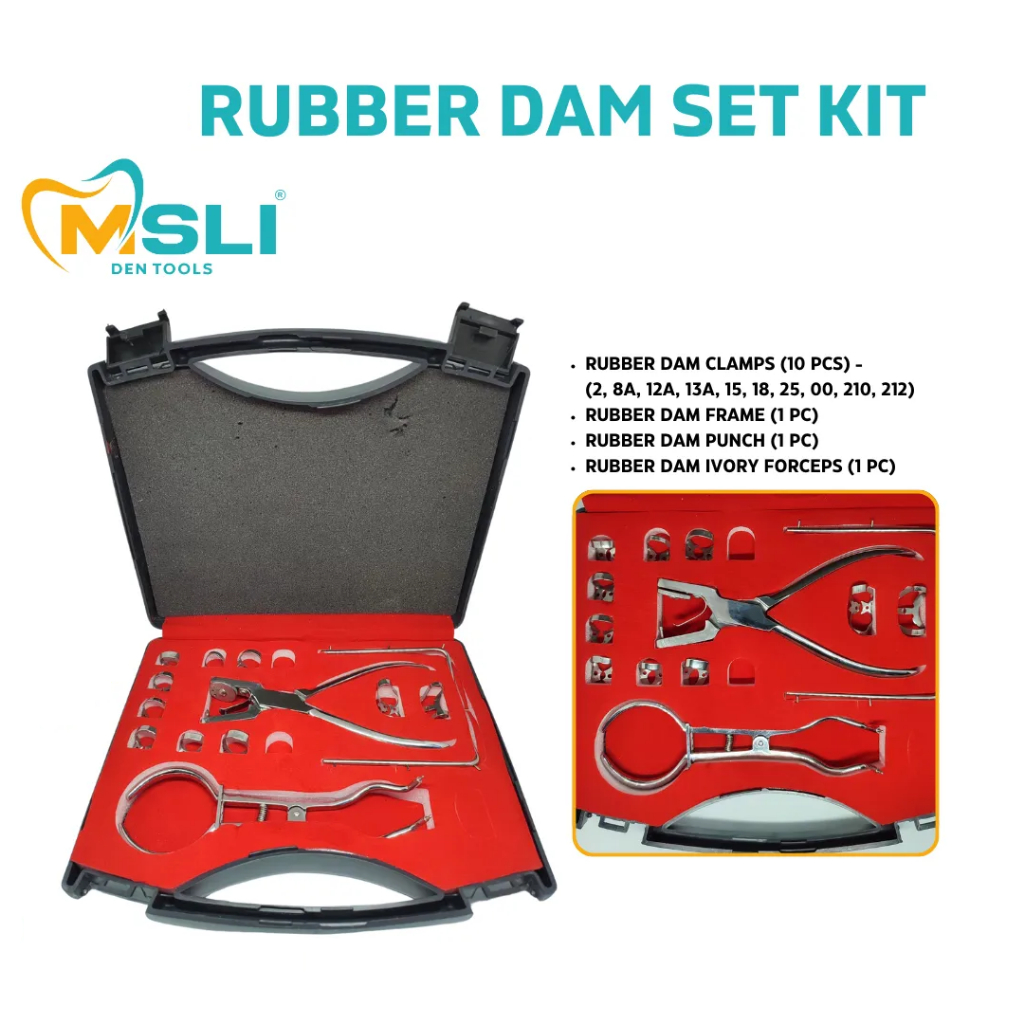 RUBBER DAM SET KIT (STAINLESS STEEL) | Shopee Malaysia
