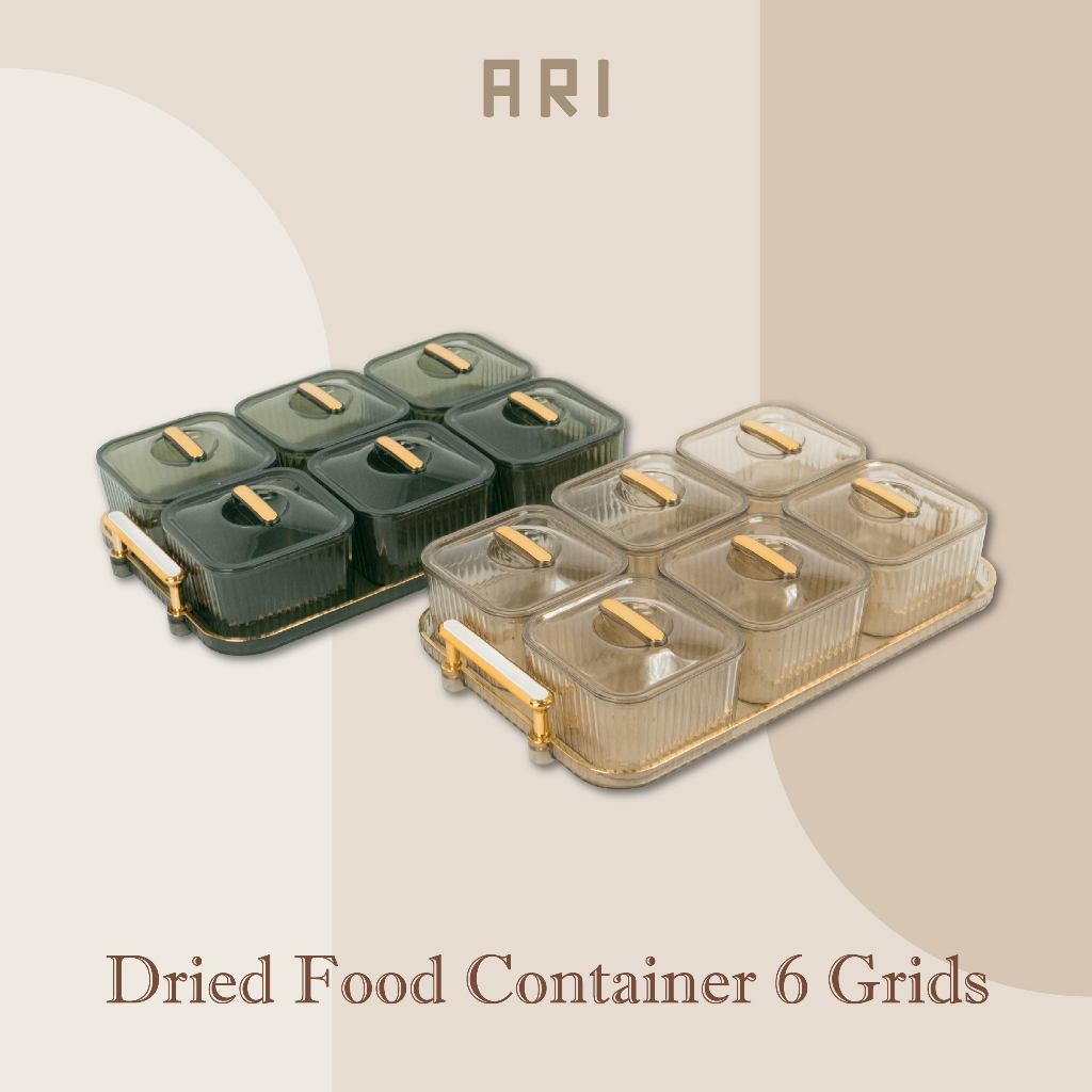 【Show Unit】Dried Food Container 6 Grids Nordic Style Hari Raya Chinese ...
