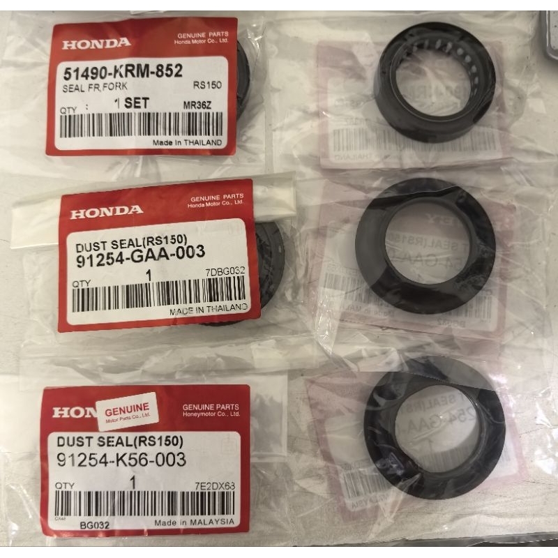 Road Passion Front Fork Oil & Dust Seal Kit For Kawasaki KX250F (2006-2013) - 47x58x11mm Size, High-Density Rubber-1105087